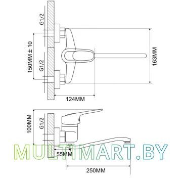 Смеситель Econoce EC0243 картинка 2